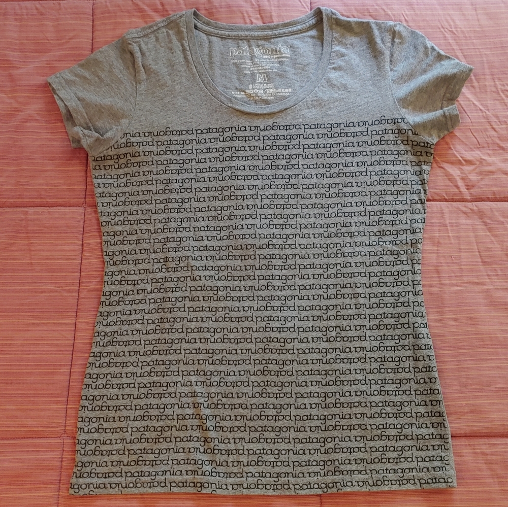 Patagonia Cotton T-Shirt Tee Short Sleeve Top - Picture 3 of 7
